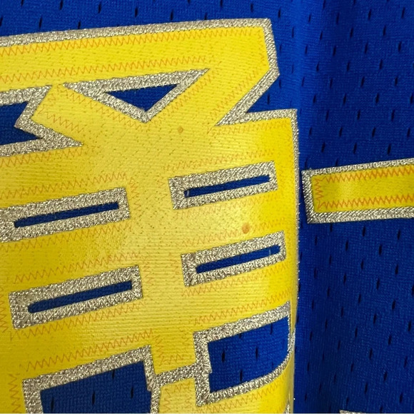 Mitchell and Ness Golden State Warriors Tim Hardaway Chinese New Year Jersey XL - Picture 11 of 11